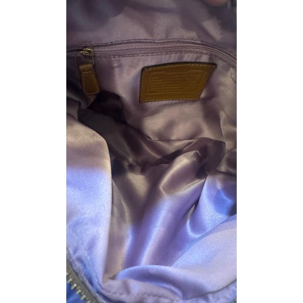Coach Kristin 2010 Tan Leather 2 Way Double Zip Bag Gold Tone Hardware 
Preloved - Picture 14 of 15